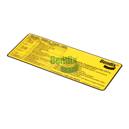 ABS Sticker- Bendix Trailer  PLC | 5015457 (BEN)