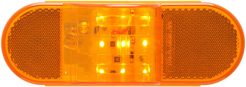 Led Turn 6" Amber W/ Weather | STL75AMB (OPT)