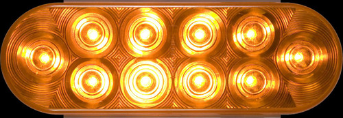 6" Oval 10 Led Weatherpack | STL72AMB (OPT)