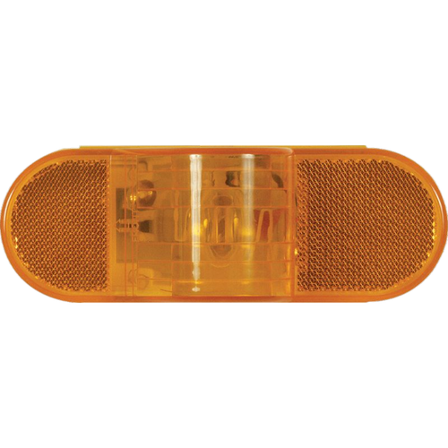 Lamp- 6" Oval , Amber | ST75AB (OPT)