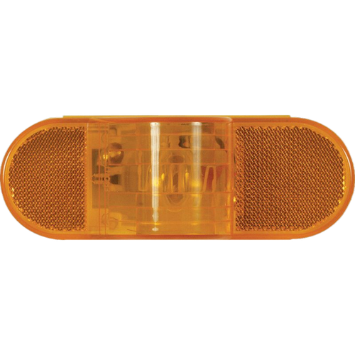 Lamp- 6" Oval , Amber | ST75AB (OPT)