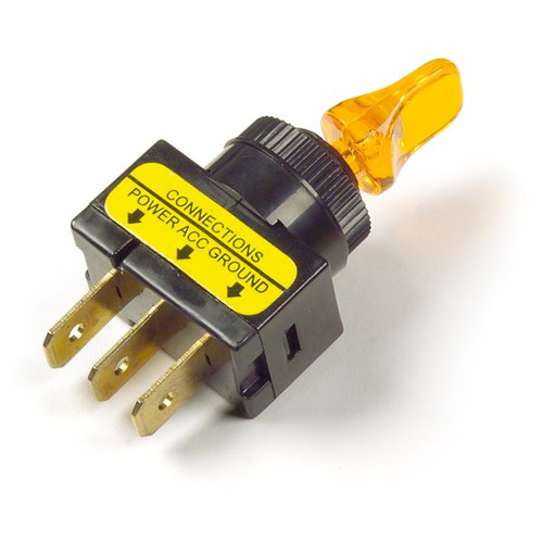 Toggle On/Off Duck Bill 20AMP Amber | 82-1910 (GRO)