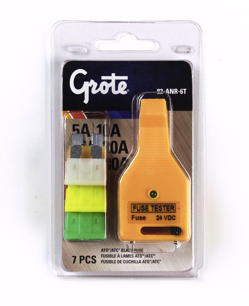 Fuse Assortment W/Tester 7PK | 82-ANR-6T (GRO)