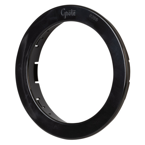 4in Snap in Light Flange Black | 93552 (GRO)