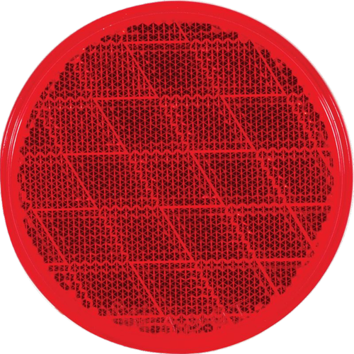 Reflector 3" Round Adh Red | RE21RB (OPT)