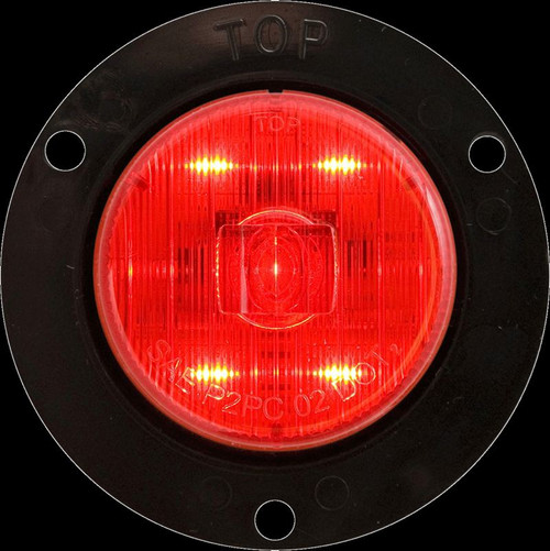 Lamp, 2" Red Flush Mnt Led | MCL52RMB (OPT)