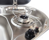 Dometic UK SMEV MO8821LUS 1-Burner RV / Marine Propane Cooktop w/ Sink