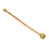 RV 3/8" Flared Fitting Copper Line Extension - 12"
