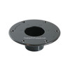 AP Products 013-1112B Round Flush Mount Pedestal Base - Black