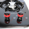 Suburban 3071ABK RV 2-Burner Drop-In Cooktop - Black