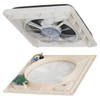 Fiamma 03623F01B Turbo-Vent Rooflight with Fan - Crystal