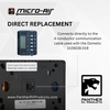 Micro-Air 357 RV Air Conditioner Digital Thermostat for Dometic 5 Button CCC - Black