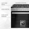GE® PLD621RTSS RV Kitchen 21" Range - 3-Burner Cooktop / Oven