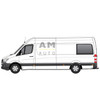 AM Auto MS06-L3L Mercedes Sprinter Driver's Side Fixed Back Window