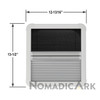 NomadicArk ACR-300300-AB Universal Double-Pane Slim Acrylic Window