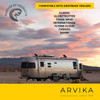 Arvika 7003AFAR13 Airstream Trailer A-Frame Bike Rack - 3 Bikes