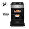 GE® PLD624RTSS RV Kitchen 24" Free-Standing Range - 3-Burner Cooktop / Oven