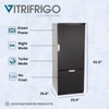 Vitrifrigo SLIM250iBD3O-E CHR RV Electric Refrigerator Freezer - AC/DC - 8.8 CF