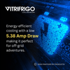 Vitrifrigo DP2600iD (DP260iBD3-DO-F) RV Electric Refrigerator/Freezer DC Only - 8.1 CF - Black