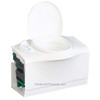 Thetford C402CR RV Self-Contained Cassette Toilet - Electric Flush - RH Cassette w/ 4227RP Shower Pan - Right Drain