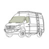 VanEssential MERCKITCAB08-BK Mercedes Sprinter (2019+ VS30) Stealth Front Cab Bundle - Black