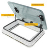 NomadicArk SLT3-700500FV W Skylight - White