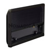 NomadicArk ACG13-900450-ABB Universal Double-Pane Slim Glass-Acrylic Window - Black