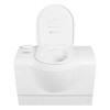 NomadicArk NA-TB-R RV Bench Toilet - Electric Flush - RH Cassette w/ 4227LP Shower Pan - Left Drain