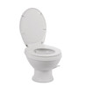 Dometic™ Essential 401 Short Gravity Flush Toilet - Plastic - Foot Flush - White