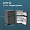 Star D DR80 Electric Fridge/Freezer - DC Only - Black - 2.8 cu. ft.
