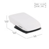 Dometic™ Fan-Tastic FA95 RV & Van Platinum Powered Roof Vent w/ Lighting, Stormhood, & Remote  -  White