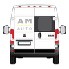 AM Auto PB07-RB-2-BL1 RAM ProMaster Passenger's Side Rear Door Window - BLEMISHED