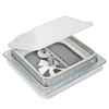 Ventline V2094SP-30 Manual Lift RV Trailer Roof Vent w/ 12V DC Fan - White