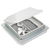 Ventline V2094SP-30 Manual Lift RV Trailer Roof Vent w/ 12V DC Fan - White