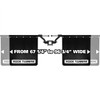 Rock Tamers RT00108 Mudflap System - 2" Drawbars