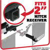 Rock Tamers RT00108 Mudflap System - 2" Drawbars