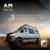 AM Auto MS18-LB-BL1 Mercedes Sprinter Driver's Side Rear Door Window - BLEMISHED