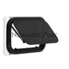 NomadicArk ACG13-500300-AB Universal Double-Pane Slim Glass-Acrylic Window - White