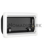 NomadicArk ACG13-600250-AB Universal Double-Pane Slim Glass-Acrylic Window - White
