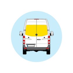 Sprinter 170"WB Rear Door Windows