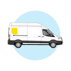 Transit 148"WB Passenger's Side Panel 3