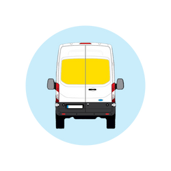 Transit 148"WB Rear Door Windows