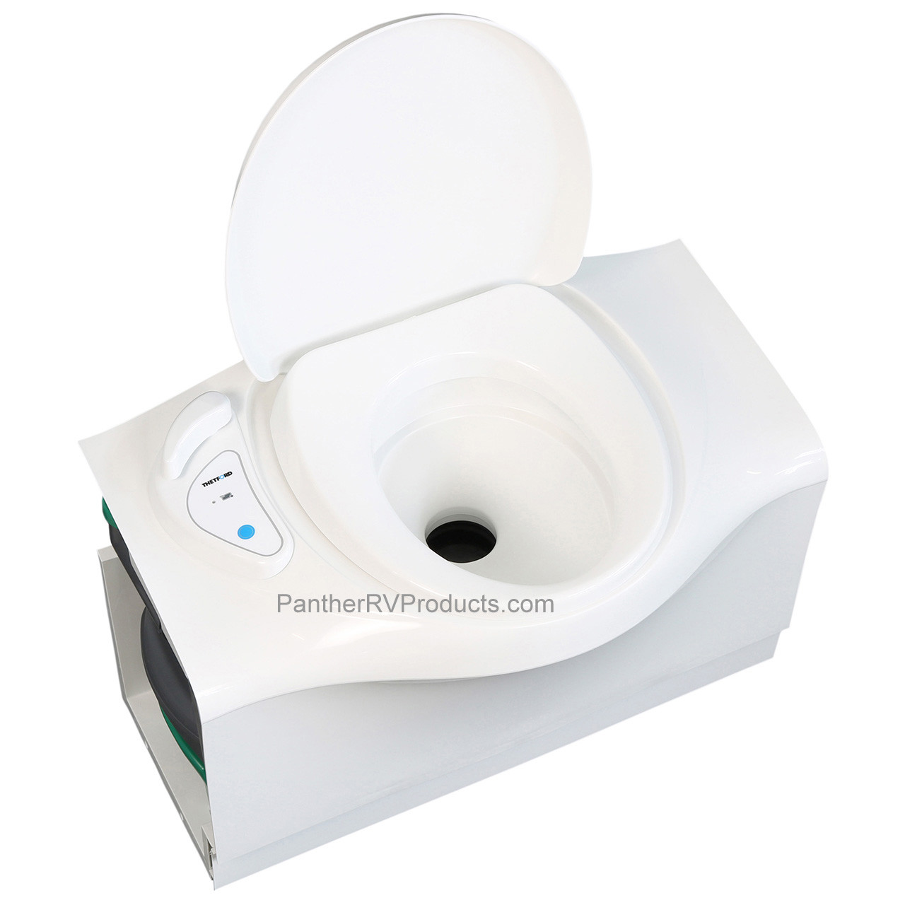 Thetford C402CR RV SelfContained Cassette Toilet Electric Flush