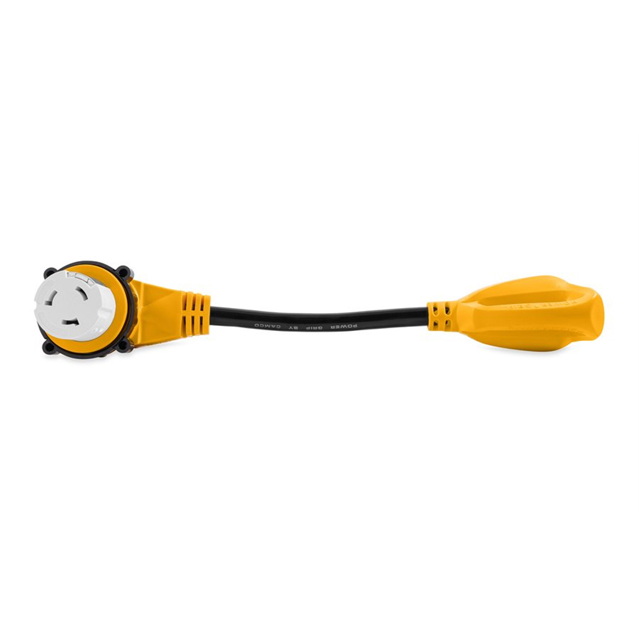 コメコ Camco 55582 RV/Marine Locking Electrical Power Cord Adapter - 50A