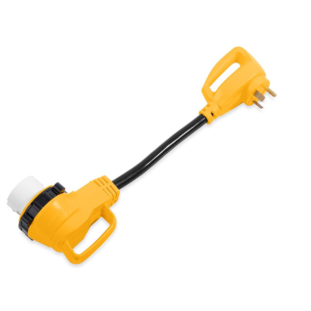 Camco 55582 RV/Marine Locking Electrical Power Cord Adapter - 50A