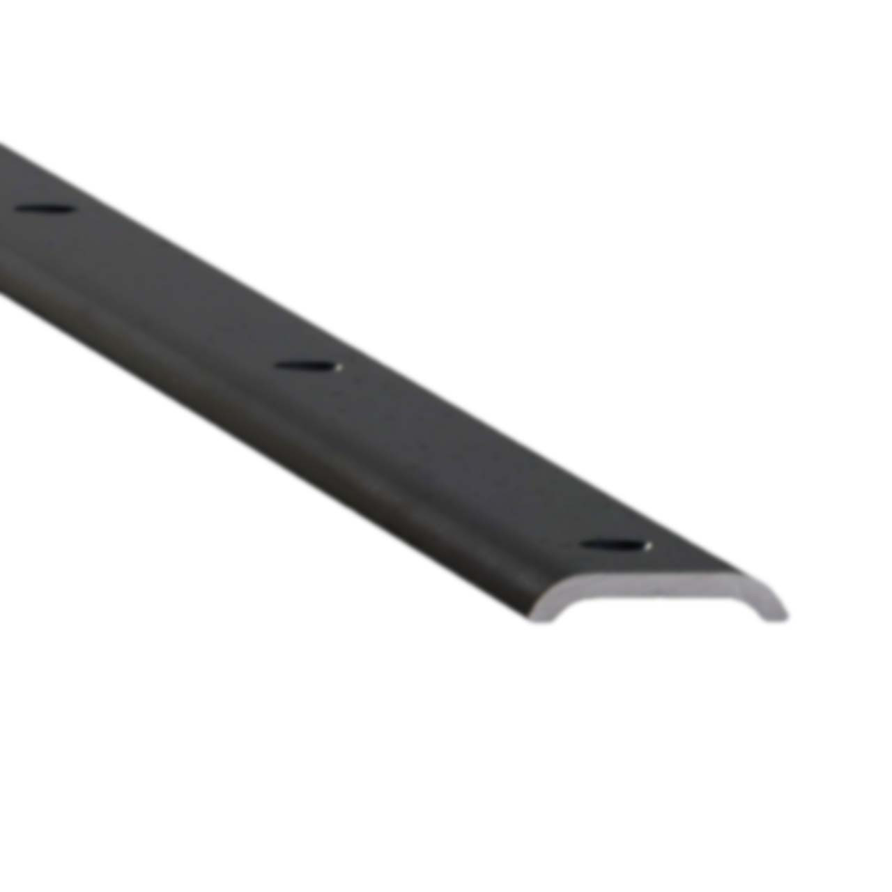 AP Products 021-87202-8 Flat Aluminum Trim Molding - Black - 8 Ft.