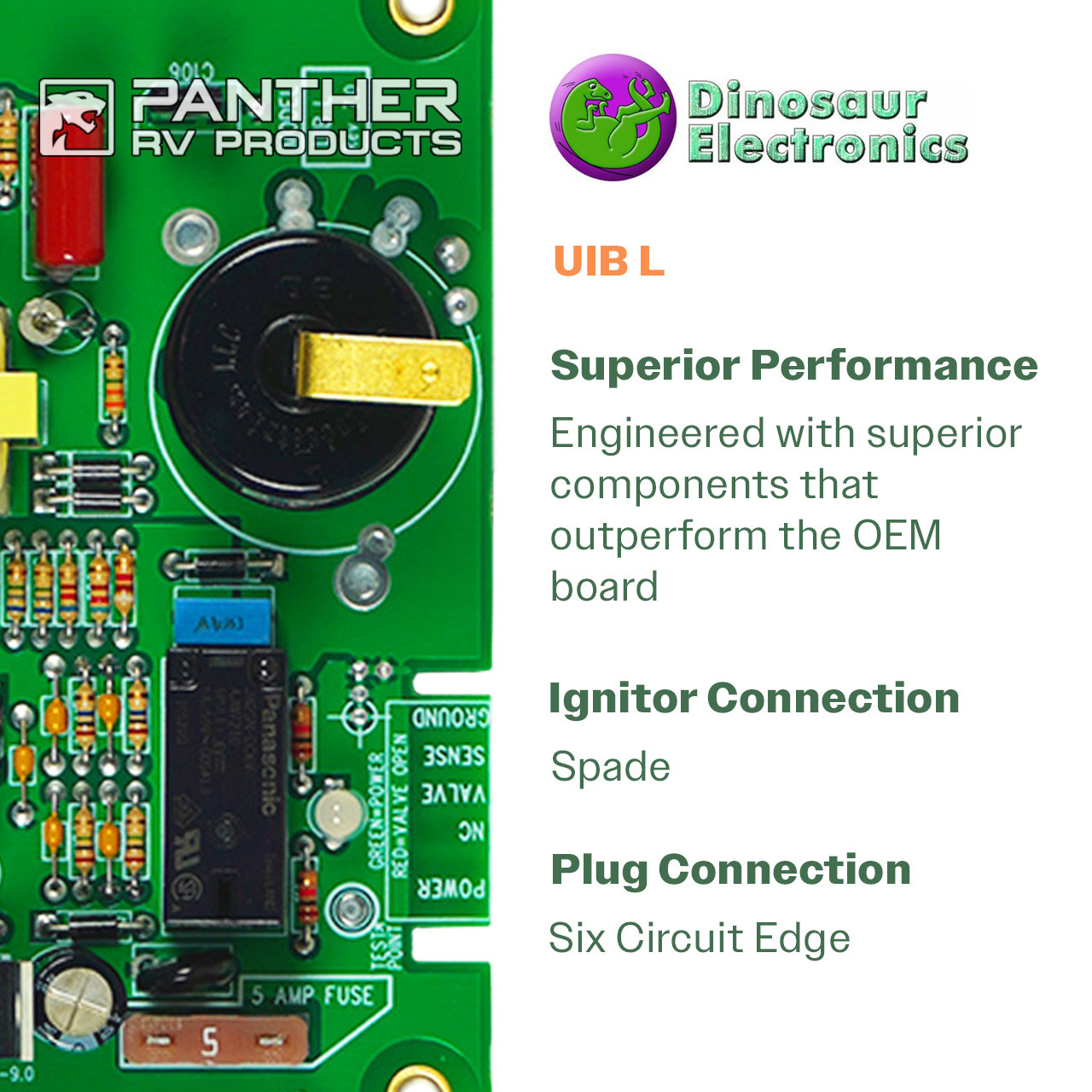 Libero 5GⅢ Dinosaur Elect. UIB L Aftermarket RV Furnace Ignitor Control