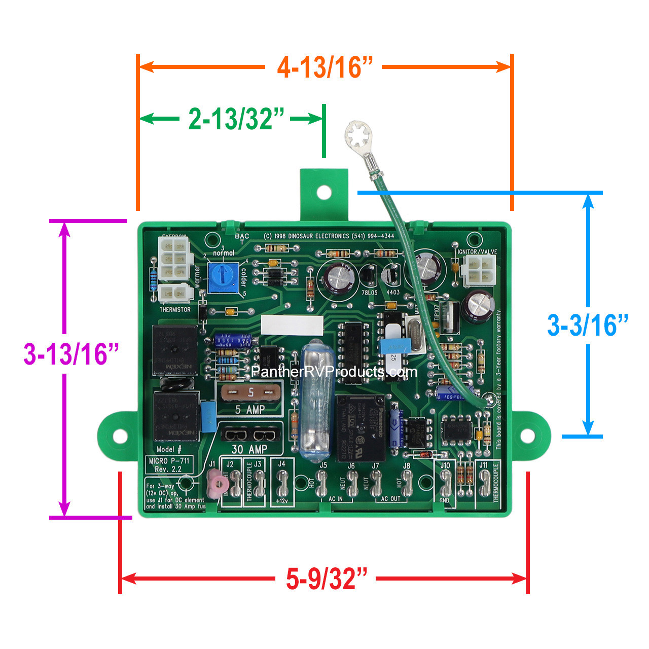 Dinosaur Electronics Thermistor Simulator for Norcold  Refrigerators-NEW-SHIP24HR