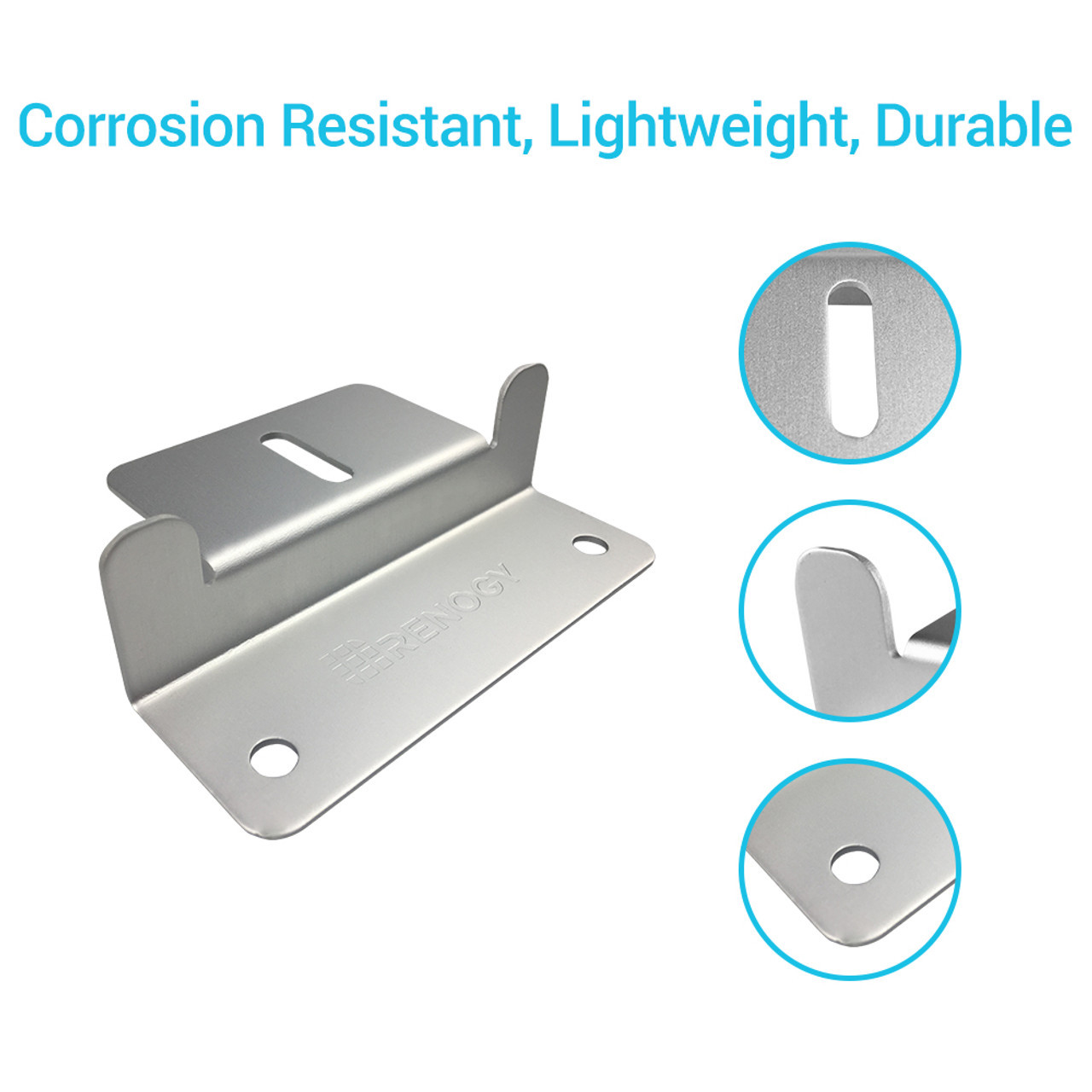 Renogy RNG-MTS-ZB RV Solar Panel Mounting Z Brackets - Set of 4