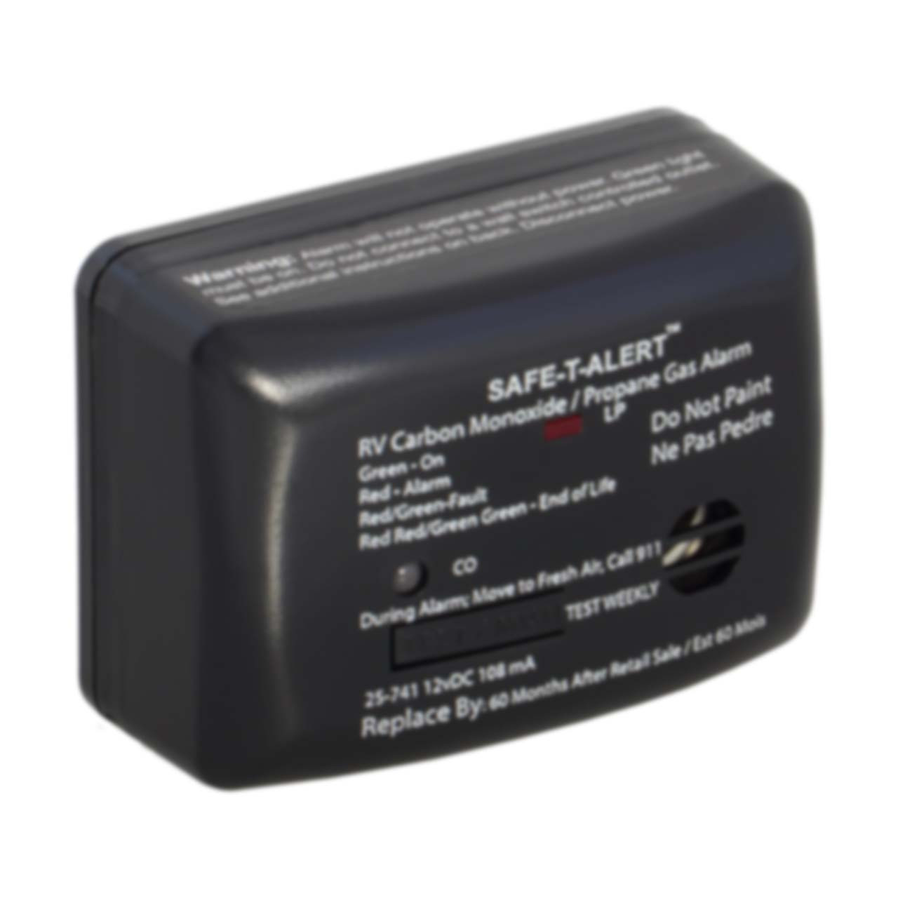 Safe-T-Alert 25-741-BL RV Mini Carbon Monoxide / Propane Leak
